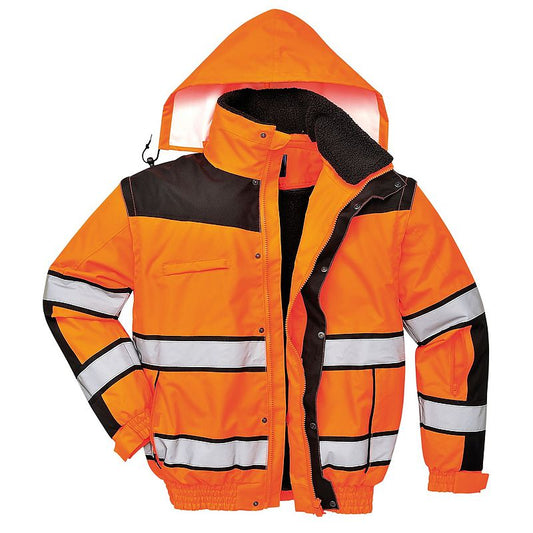 C466 - Jacheta Bomber Classic 3 in 1 Hi-Vis