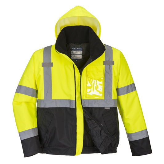 S363 - Jacheta iarna reflectorizanta Value Bomber Hi-Vis